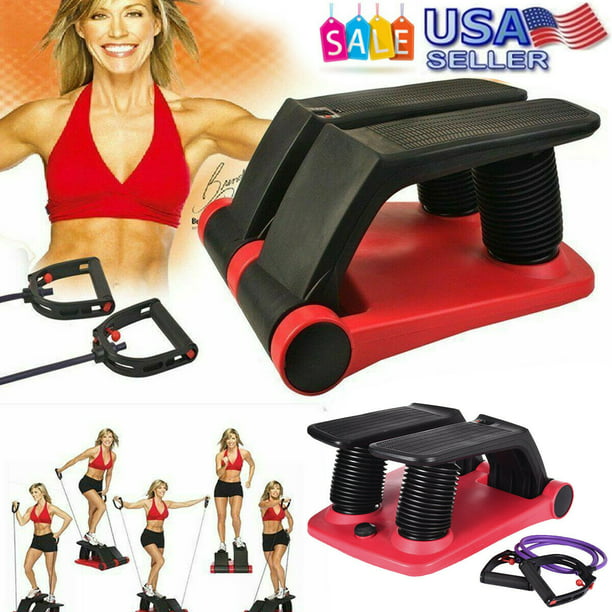 Details about   ❥Air Stepper With Fitness Bands Climber Exercise Fitness Thigh Machine Fitness
